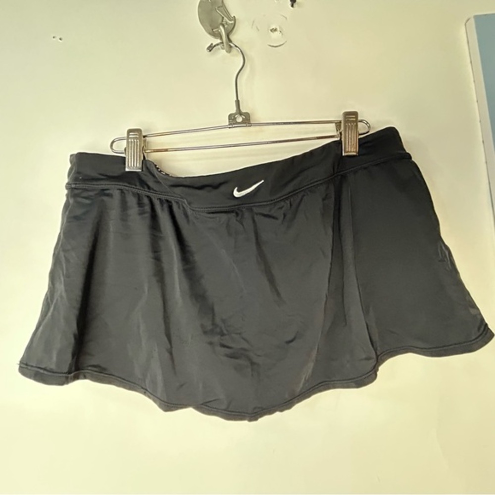 Nike Bikini Skort Swimwear Bottoms Black & White Nike Logo‎ Women's 16.